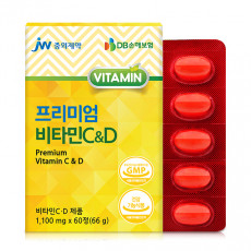 JW중외제약 비타민C앤비타민D 1,100mg 60정