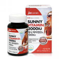 JW중외제약 비타민D3 2000IU 300mg 100캡슐(3개월분)