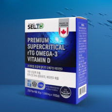 SELTH 프리미엄 초임계 rTG오메가3 비타민D 30캡슐