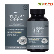 온푸드 리얼 콤플렉스 멀티비타민 180정 6개월분 (쿠팡,티몬,위메프 판매금지)