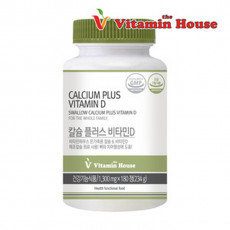 비타민하우스 칼슘 플러스 비타민D 180정 6개월분 (쿠팡,티몬,위메프 판매금지)