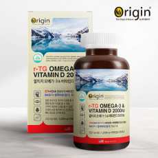 오리진 알티지 오메가3 & 비타민D 2000IU 100캡슐