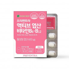 프리벤트라 액티브 엽산 비타민B6 B12 60정
