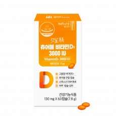 경동제약 네이처위드 츄어블 비타민D3 3000IU 60캡슐